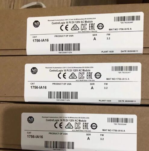 1756-IA16 Allen-Bradley ControlLogix 16Pt AC Input Module New Sealed